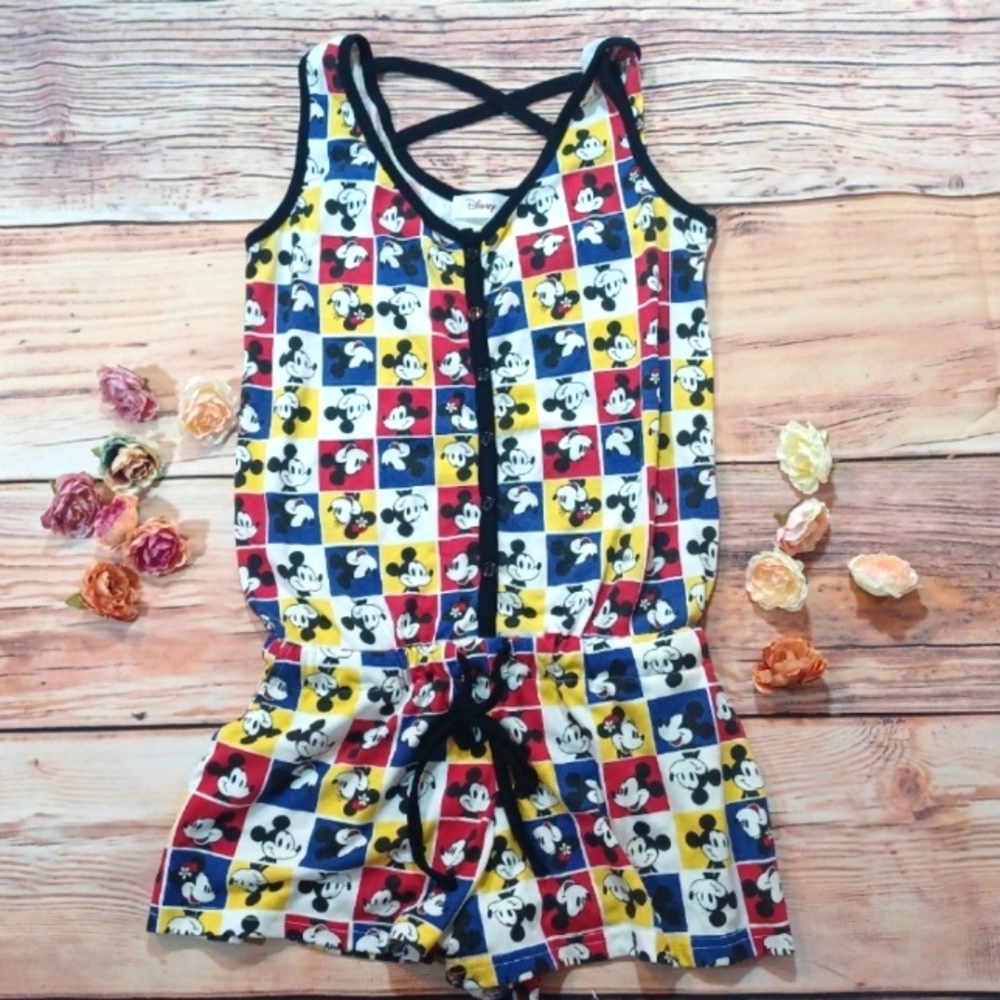 Disney Mickey and Minnie Comic Style Romper